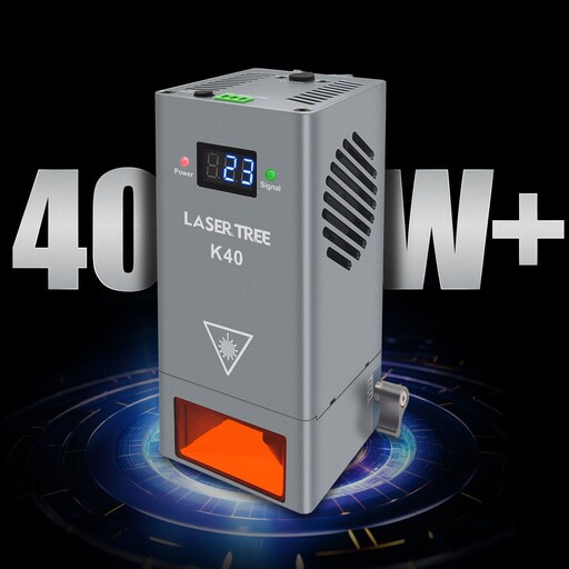 ماژول لیزر  برش و حکاکی Laser tree مدل K40 با قدرت خروجی 40 وات اپتیکال