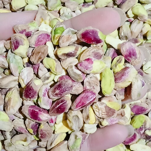 مغز پسته سبز درجه دو رفسنجان (مغز پسته دهن بسته) مخصوص شیرینی (باقلوا و سوهان و گز و قطاب ) و خورشت فسنجون (200گرم )