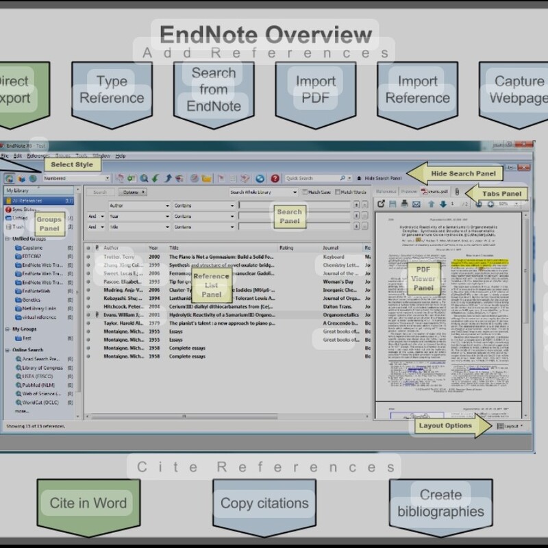 پکیج  آموزشی نرم افزار EndNote اندنوت و word همراه با فلش و ارسال رایگان 
