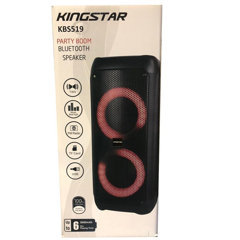 اسپیکر بلوتوثی قابل حمل کینگ استار مدل King Star Speaker Bluetooth KBS 519