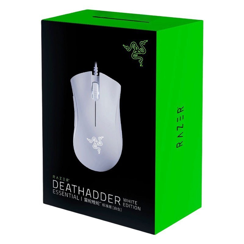 ماوس مخصوص بازی ریزر مدل Razer Mouse DeathAdder Essential Wired USB White