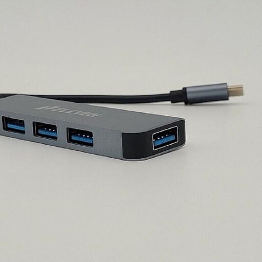 هاب 4 پورت تایپ سی ایلون Eleven Hub USB3 4Port  TYPE-C USB3.0 H801