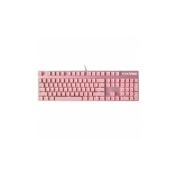 کیبورد مخصوص بازی مکانیکی رپو مدل Rapoo Full Mech Gaming Keyboard V500 Pro Pink