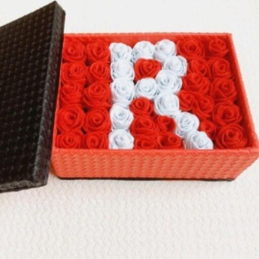 باکس گل حروف  ولنتاین 