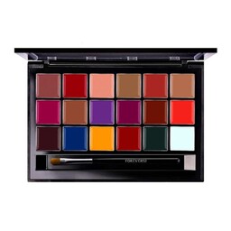 پالت رژلب 18 رنگ  فوراور52 (FOREVER52 SPOTLIGHT MATTE LIPSTICK PALETTE) 