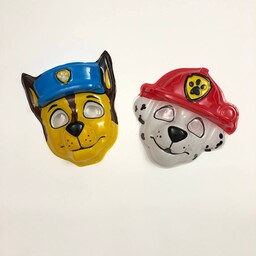 نقاب چهره بچگانه مارشال و چیس تولد پاپاترول سگ نگهبان 