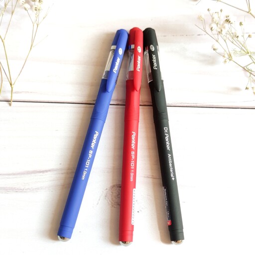 خودکار پنتر بسته 3 عددی، خودکار آبی، خودکار مشکی، خودکار قرمز 