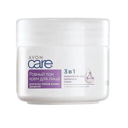 کرم آبرسان اون 3در 1 Avon care اصل مناسب انواع پوست حاوی ویتامین سی و ای حجم 100 میل