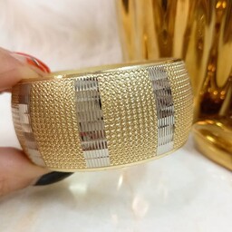 تک پوش طلا روس رنگ ثابت  شماره دار بدون حساسیت سایز 1 تا 4