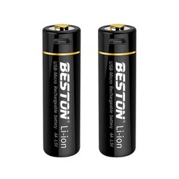 باتری قلمی قابل شارژ بستون مدل 2AM-75 MICROUSB بسته دو عددی