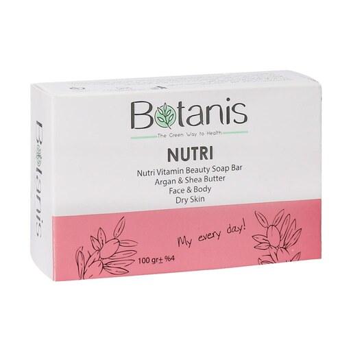صابون ویتامینه و نرم کننده صورت و بدن بوتانیس مناسب پوست خشک 100 گرم