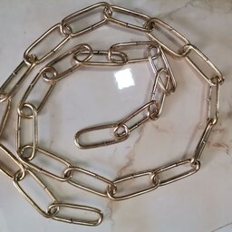 زنجیر طلایی لوستری سایز  4 (قیمت یک متر)