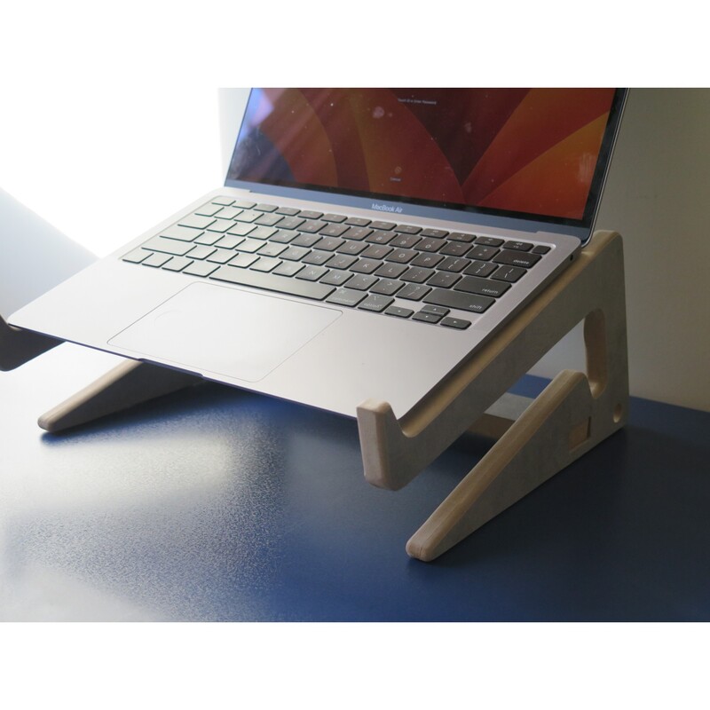 استند لپ تاپ مناسب لپ تاپ های 13 تا 17 اینچ- ام دی اف- کول پد چوبی