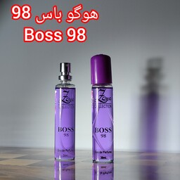 ادکلن جیبی 30 میل  هوگوباس 98 ادوپرفیوم zeva زوا عطر و ادکلن پاپا