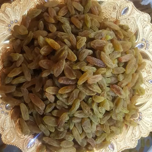 کشمش قلمی سبز  تازه و در جه یک(500گرم)