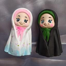 یک عدد مجسمه دختر با حجاب ، دختر چادری،مجسمه دختر مسلمان،مجسمه نماد جشن تکلیف ، مجسمه دختر چادری ، دختر محجبه
