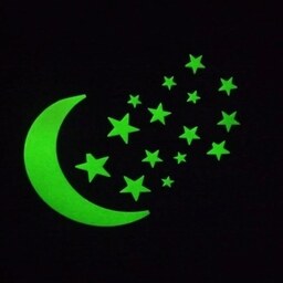 برچسب شب نما  طرح ماه و ستاره