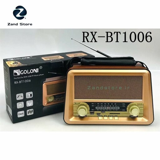 رادیو اسپیکر بلوتوثی گولون RX-BT1006