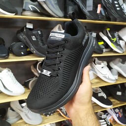 کفش اسپرت مردانه مدل اسکیچرز الترا تمام مشکی از سایز 41 تا 44 کفش طبی مردانه کفش ورزشی مردانه کفش راحتی مردانه کتونی مرد