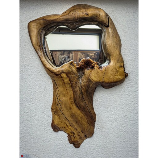 آینه قدی چوبی  روستیک چوب گردو  کاملا روستیک و طبیعی