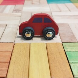 اسباب بازی ماشین چوبی متحرک( تزیینی)