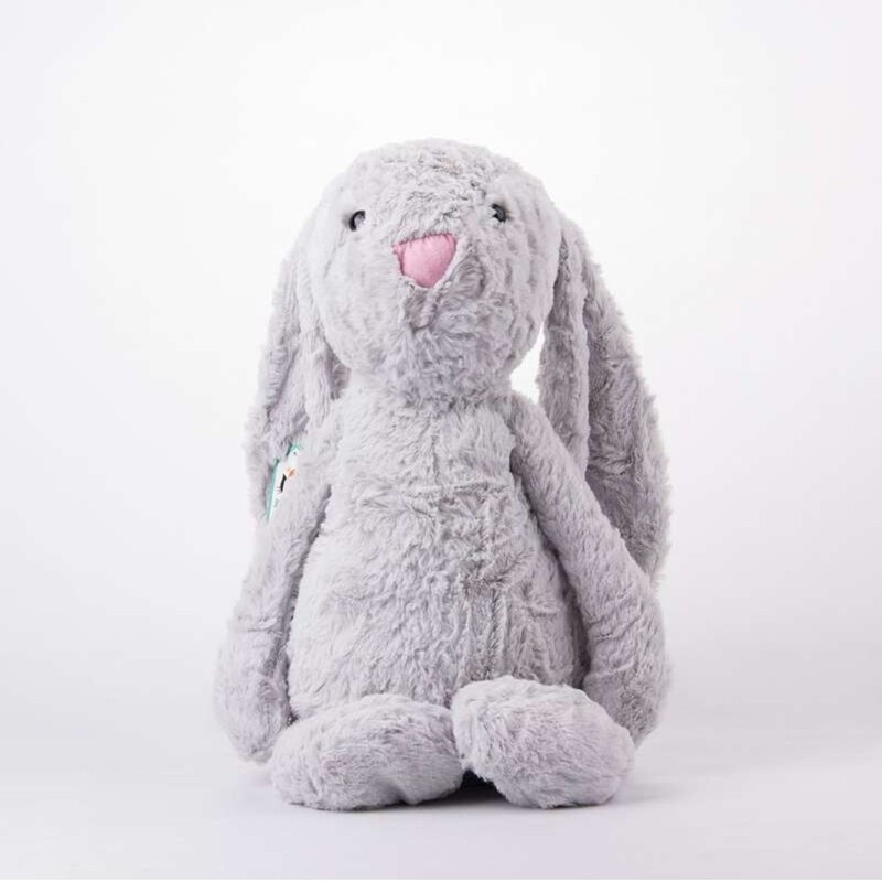 عروسک خرگوش جلی کتJelly Cat با ارتفاع 22 سانتیمتر، عروسک پولیشی جیلی کت و مناسب هدیه ولنتاین