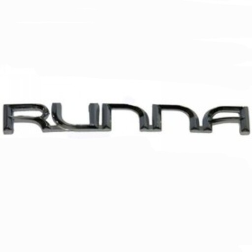 آرم نوشته RUNNA روی صندوق عقب رانا اصلی ایساکو 