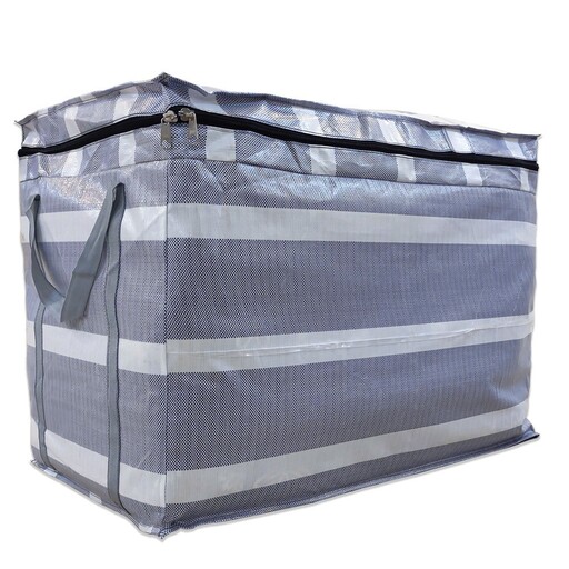 ساک گونی رختخوابی رنگ خاکستری طول 100 در عرض 60 در عمق 70 سانتی متر