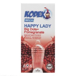 کاندوم ناچ کدکس (Nach Kodex) مدل Happy Lady بسته 10 عددی