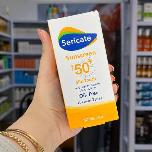 کرم ضدآفتاب سری کیت SPF50 سیلک تاچ حجم 40 میل ( Sericate Sunscreen Silk Touch)