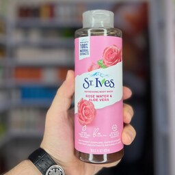 شامپو بدن گل رز و آلوورا سنت ایوز (St Ives Rose Water Aloe)