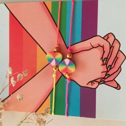 دستبند ست دخترانه فانتزی جذاب رنگی رنگی در طرح های مختلف