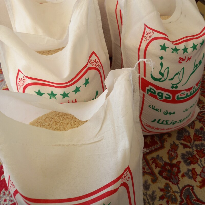 برنج طارم هاشمی کشت دوم مازندران 10 کیلویی ارسال رایگان