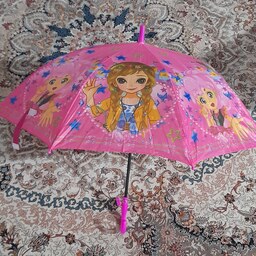 چتر دخترانه خارجی سایز 19 طرح چتر شخصیت های کارتونی