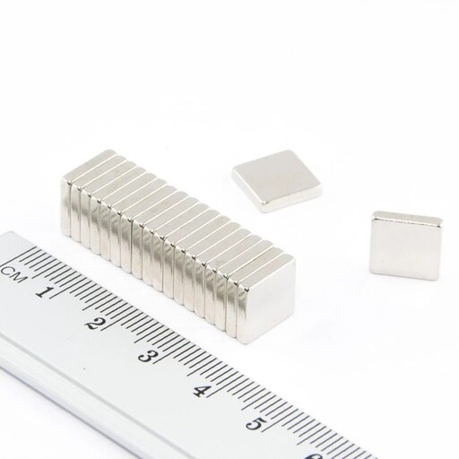آهنربا نئودیمیوم 10x10x2 میلیمتر سوپر مگنت مکعبی بسته 5عددی،نگهدارنده ابزار چترا