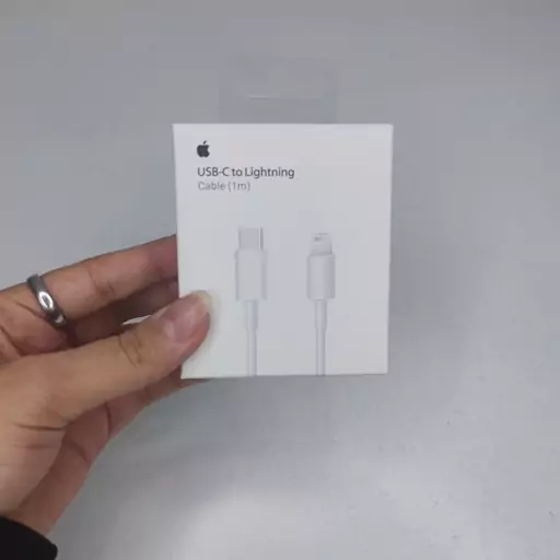 کابل شارژ  اورجینال آیفون  یک سر تایپ سی آیفونی اصلی(Apple USB-C)