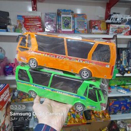 خرید اسباب بازی ماشین اتوبوس شیشه دودی به قیمت استثنایی - تکی ارسال ندارد