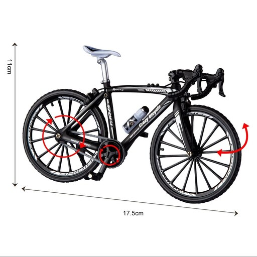 ماکت دوچرخه فلزی 1.10 Alloy Metal Die Cast Racing Bicycle Model Cycling Toy