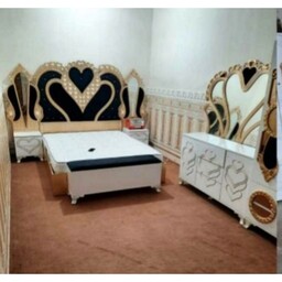 سرویس خواب مدل عربی همراه تشک و کمد(هزینه ارسال با مشتری)