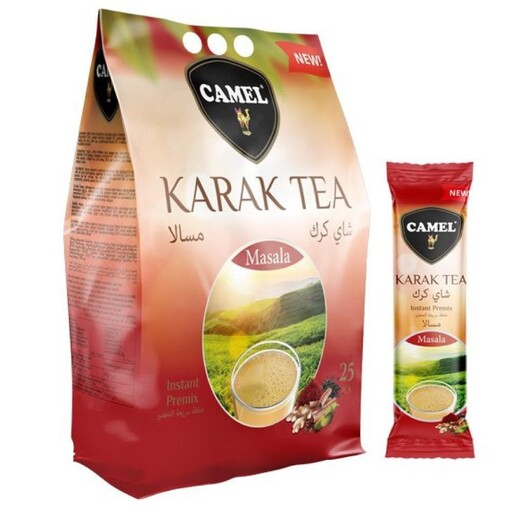 چای کرک با طعم ماسالا  رژیمی  کمل ساشه ای . دارای شکر کمتر و رژیمی محسوب میشود