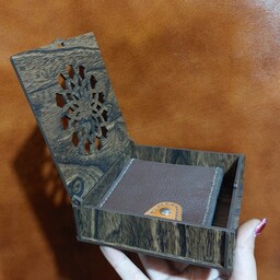 باکس هدیه باکس چوبی جعبه چوبی کیف پول بسته پنج عددی چوب دورو مغز خارجی