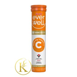 قرص جوشان ویتامین سی اولکر ترکیه با طعم لیمو (67.5 گرم) ulker everwell vitamin c

