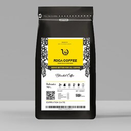 قهوه روبوستا 90درصد 500 گرم قهوه اسپرسو میکس ربوستا دان یا پودر طبق سفارش مشتری