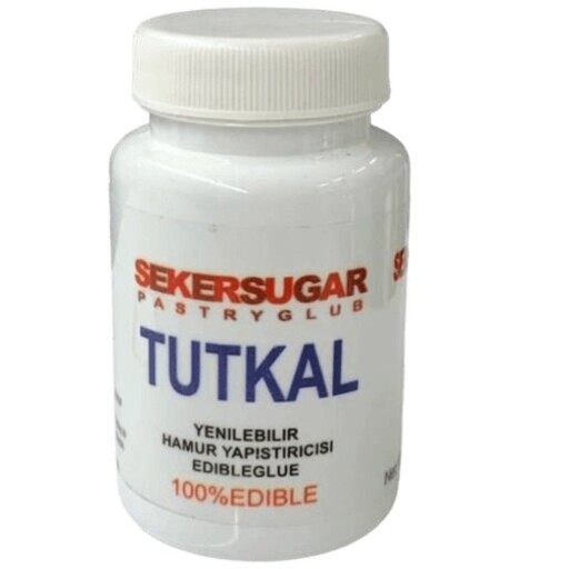 چسب خوراکی فوندانت TUTKAL مدل مایع وزن 100 گرم