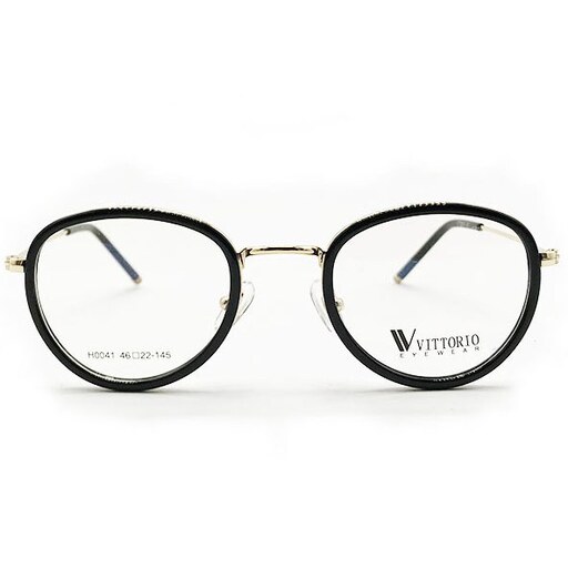 عینک طبی زنانه ویتوریو مدل0041 جنس استات و فلز