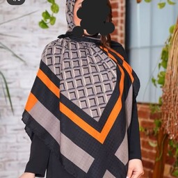 روسری نخی قواره بزرگ در 6 رنگ زیبا طرح بسیار قشنگ و شیک جنس عالی و سبک و ایست عالی
