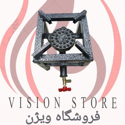 اجاق تک شعله سایز 10 (17 در 17) پروفیلی با شیر فلکه ای (به قیمت عمده خرید کنید )