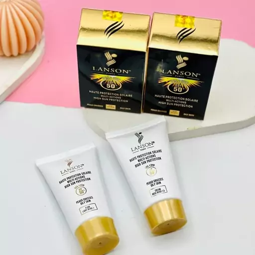 کرم ضدآفتاب رنگی لانسون،شماره 1،حجم 40میل،spf50