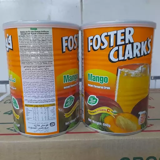 پودر شربت فوری فوستر کلارکس(FOSTER CLARKS)با طمع انبه قوطی 900گرمی اصل اورجینال 