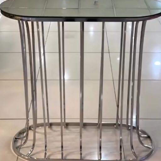 میز کنسول میز آرایش فلزی فورتیک مدل ستونی (ارسال با باربری ، به صورت پس کرایه)